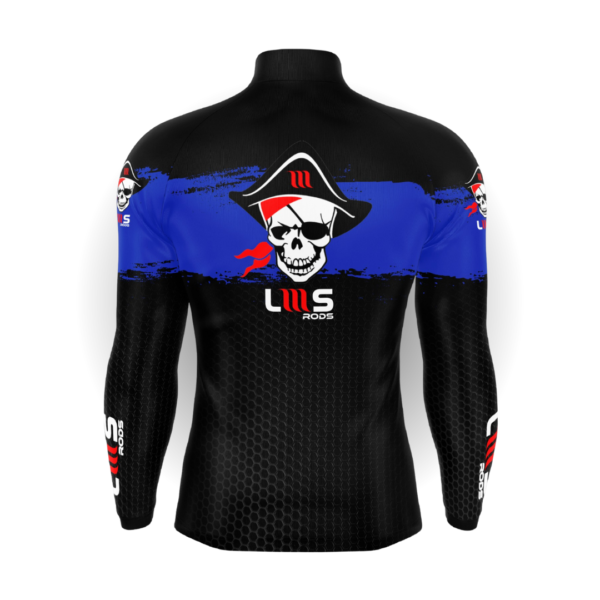 CAMISA DE PESCA - LMS RODS AZUL E PRETO